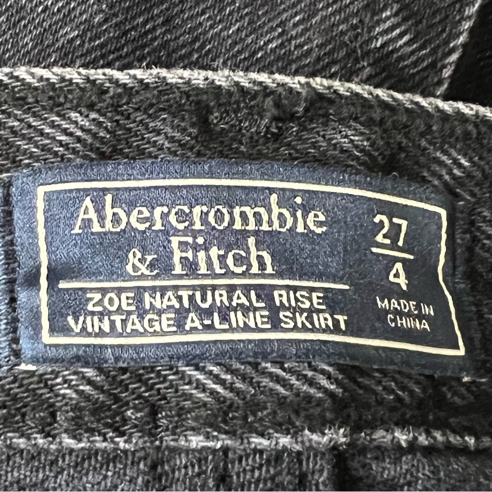 Abercrombie & Fitch Zoe Skirt Denim Y2K Retro Vtg Style - Picture 4 of 8
